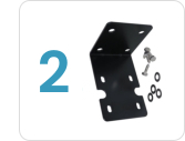 2 Wall Brackets